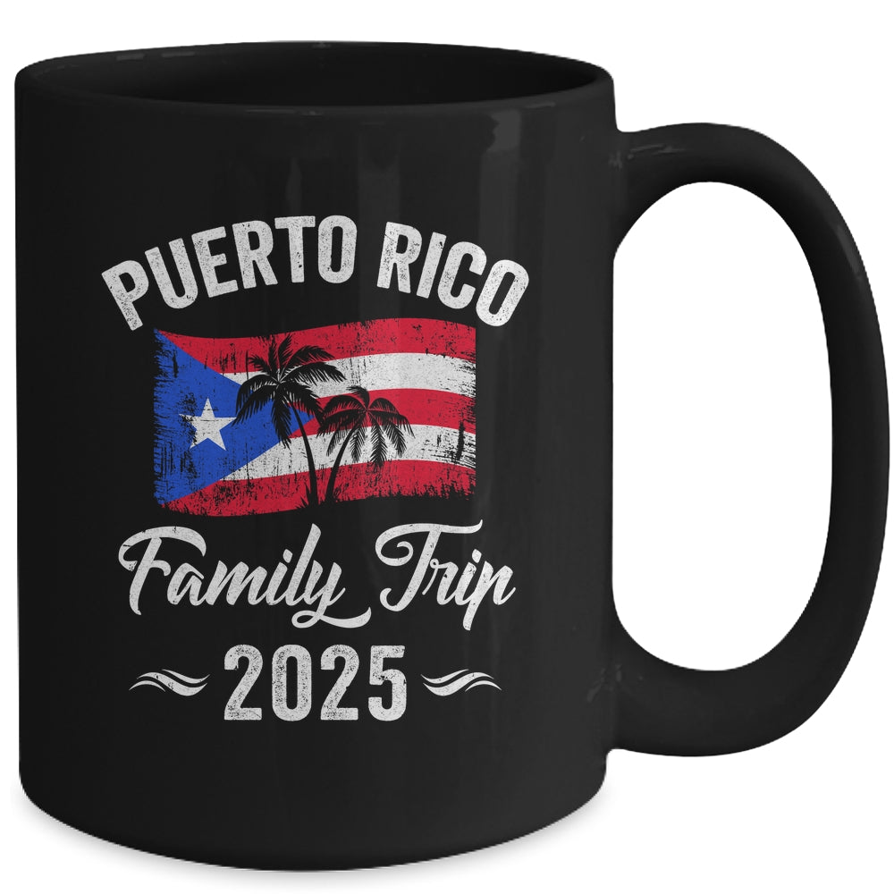 Puerto Rico Family Trip 2025 Vacation Fun Matching Group Mug | siriusteestore