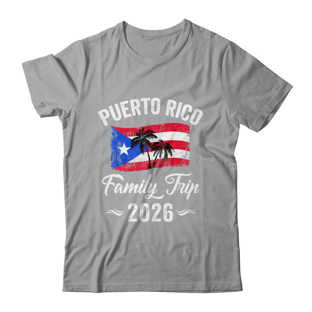 Puerto Rico Family Trip 2026 Vacation Fun Matching Group Shirt & Tank Top | siriusteestore