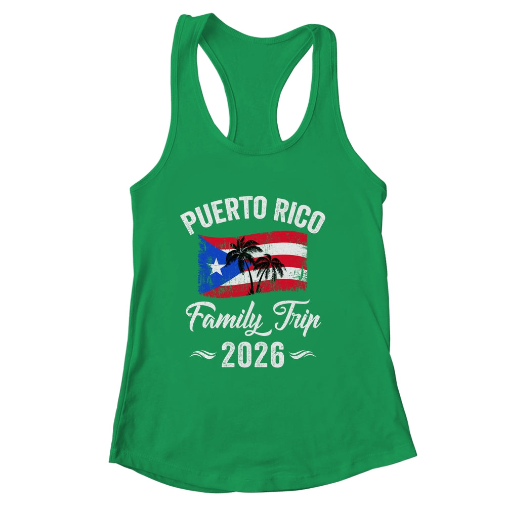 Puerto Rico Family Trip 2026 Vacation Fun Matching Group Shirt & Tank Top | siriusteestore