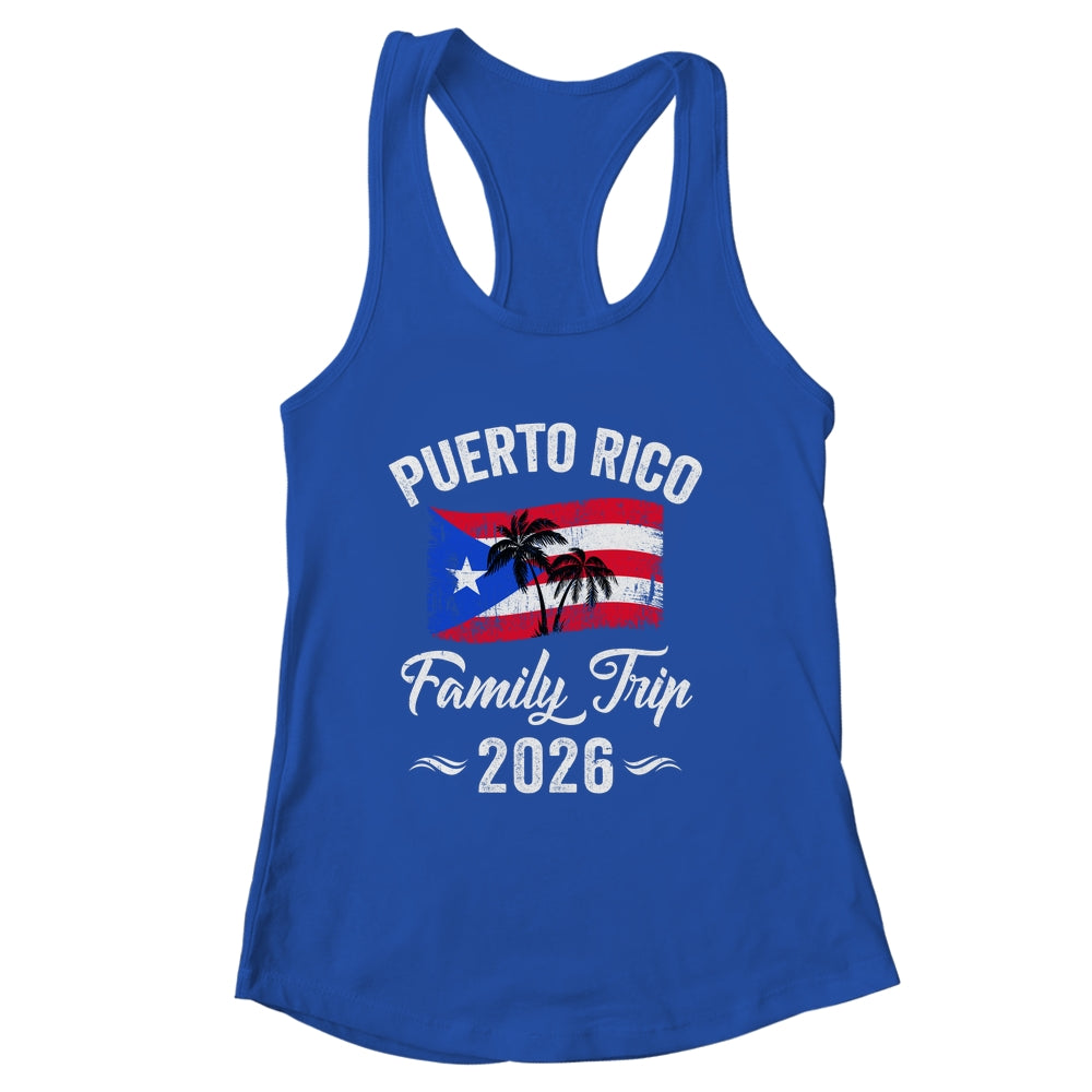 Puerto Rico Family Trip 2026 Vacation Fun Matching Group Shirt & Tank Top | siriusteestore