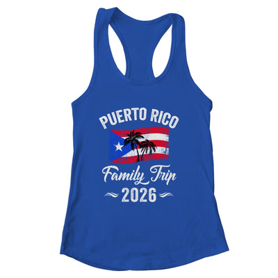 Puerto Rico Family Trip 2026 Vacation Fun Matching Group Shirt & Tank Top | siriusteestore