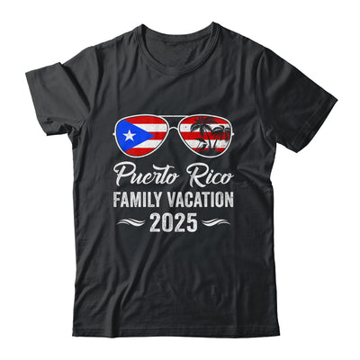 Puerto Rico Family Vacation 2025 Beach Summer Trip Glasses Shirt & Tank Top | siriusteestore