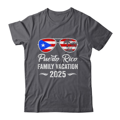 Puerto Rico Family Vacation 2025 Beach Summer Trip Glasses Shirt & Tank Top | siriusteestore