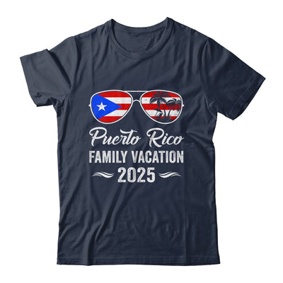 Puerto Rico Family Vacation 2025 Beach Summer Trip Glasses Shirt & Tank Top | siriusteestore