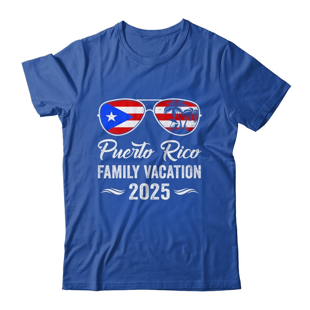 Puerto Rico Family Vacation 2025 Beach Summer Trip Glasses Shirt & Tank Top | siriusteestore