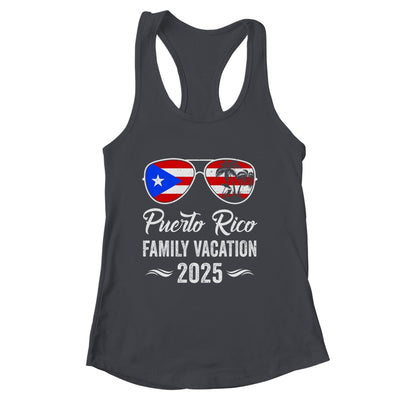 Puerto Rico Family Vacation 2025 Beach Summer Trip Glasses Shirt & Tank Top | siriusteestore