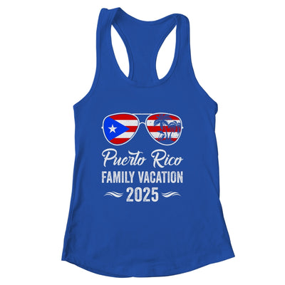 Puerto Rico Family Vacation 2025 Beach Summer Trip Glasses Shirt & Tank Top | siriusteestore