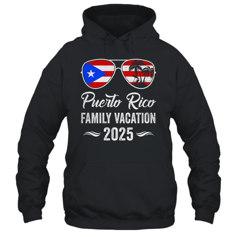 Puerto Rico Family Vacation 2025 Beach Summer Trip Glasses Shirt & Tank Top | siriusteestore