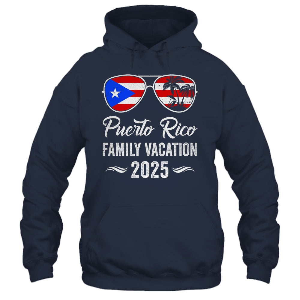 Puerto Rico Family Vacation 2025 Beach Summer Trip Glasses Shirt & Tank Top | siriusteestore