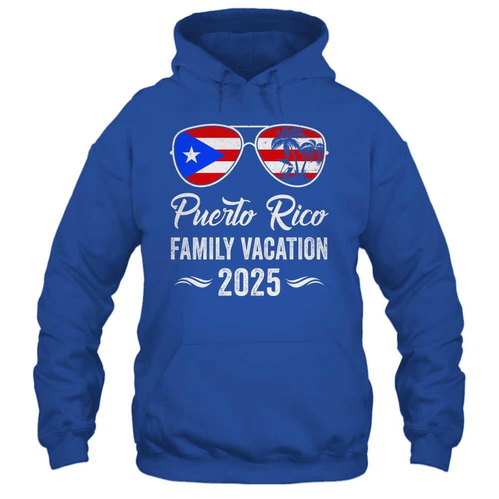 Puerto Rico Family Vacation 2025 Beach Summer Trip Glasses Shirt & Tank Top | siriusteestore