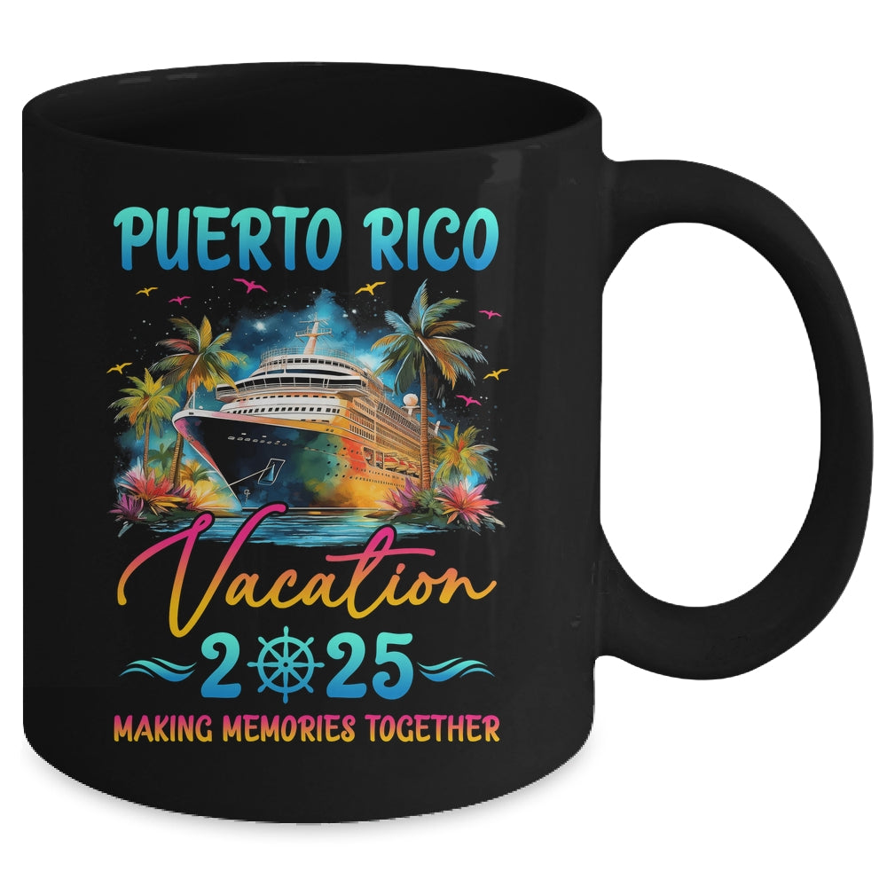 Puerto Rico Family Vacation 2025 Matching Group Summer Mug | siriusteestore