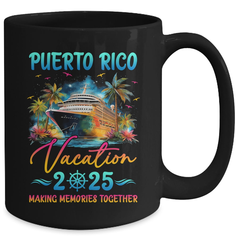Puerto Rico Family Vacation 2025 Matching Group Summer Mug | siriusteestore