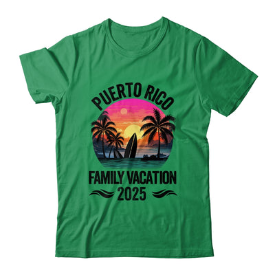 Puerto Rico Family Vacation 2025 Matching Outfits Beach Summer Shirt & Hoodie | siriusteestore