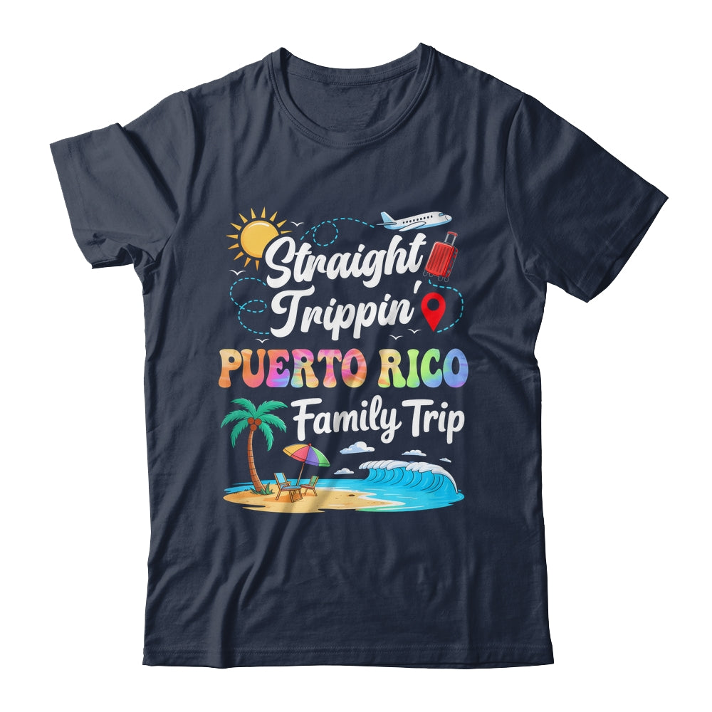 Puerto Rico Family Vacation 2025 Straight Trippin Trip Shirt & Tank Top | siriusteestore