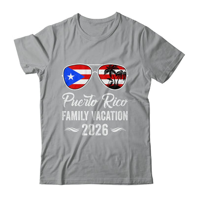 Puerto Rico Family Vacation 2026 Beach Summer Trip Glasses Shirt & Tank Top | siriusteestore