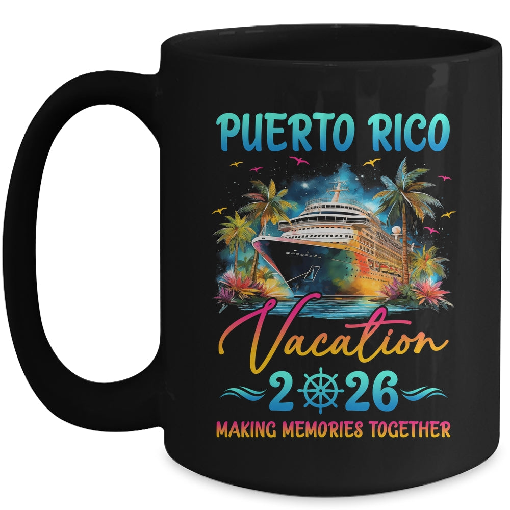 Puerto Rico Family Vacation 2026 Matching Group Summer Mug | siriusteestore