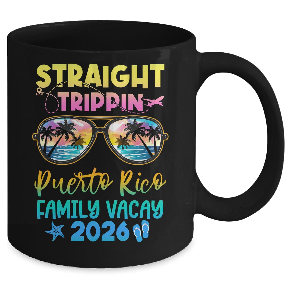 Puerto Rico Family Vacay Vacation 2026 Straight Trippin Mug | siriusteestore