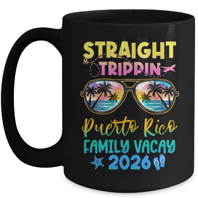 Puerto Rico Family Vacay Vacation 2026 Straight Trippin Mug | siriusteestore