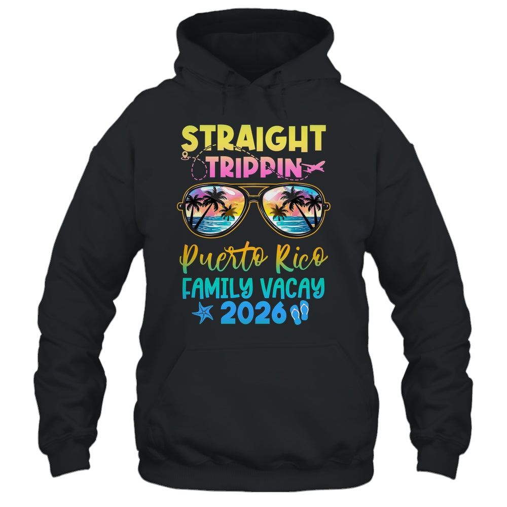 Puerto Rico Family Vacay Vacation 2026 Straight Trippin Shirt & Tank Top | siriusteestore
