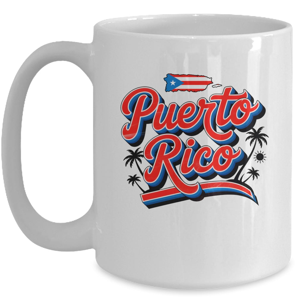 Puerto Rico Flag Boricua Puerto Rican Hispanic Heritage Mug | siriusteestore