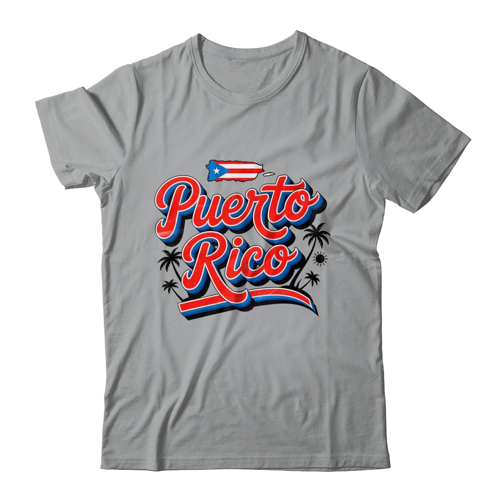 Puerto Rico Flag Boricua Puerto Rican Hispanic Heritage Shirt & Tank Top | siriusteestore