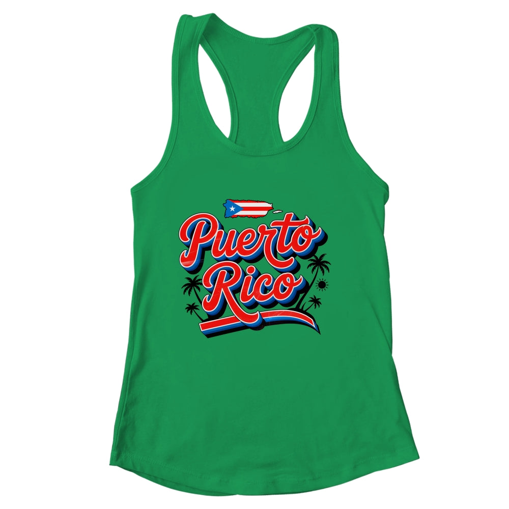 Puerto Rico Flag Boricua Puerto Rican Hispanic Heritage Shirt & Tank Top | siriusteestore