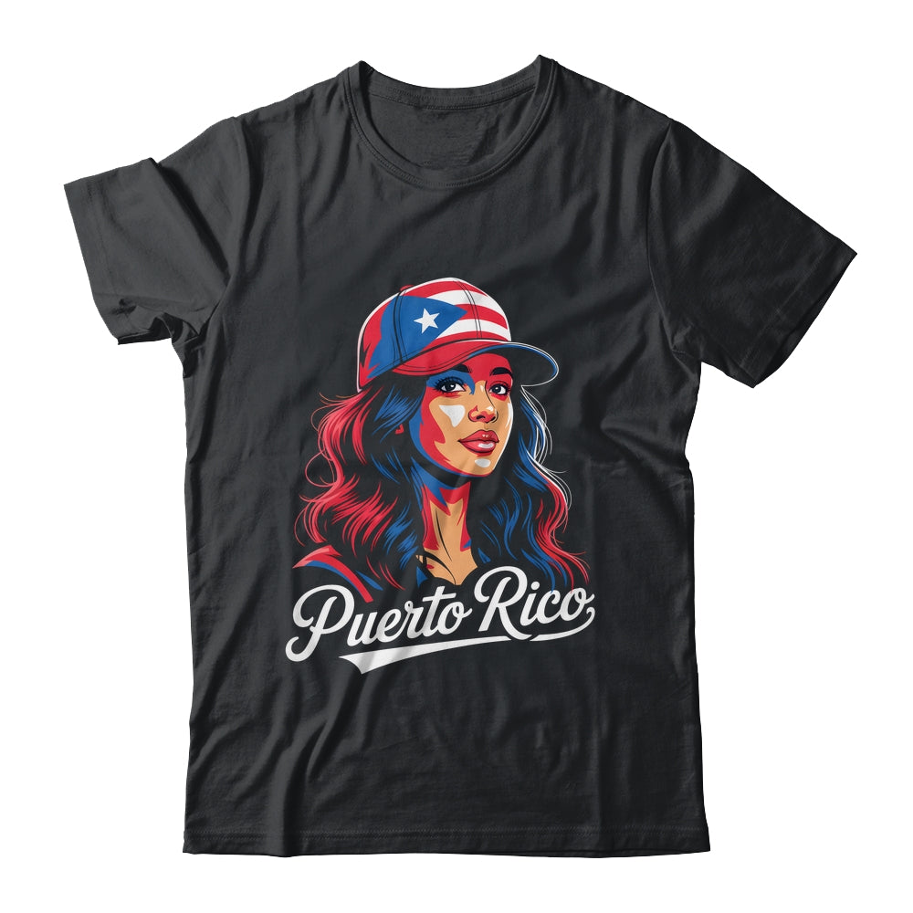 Puerto Rico Flag Boricua Puerto Rican Women Heritage Graphic Shirt & Tank Top | siriusteestore