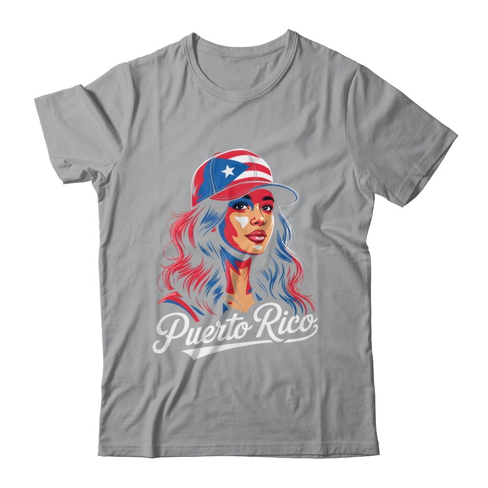 Puerto Rico Flag Boricua Puerto Rican Women Heritage Graphic Shirt & Tank Top | siriusteestore