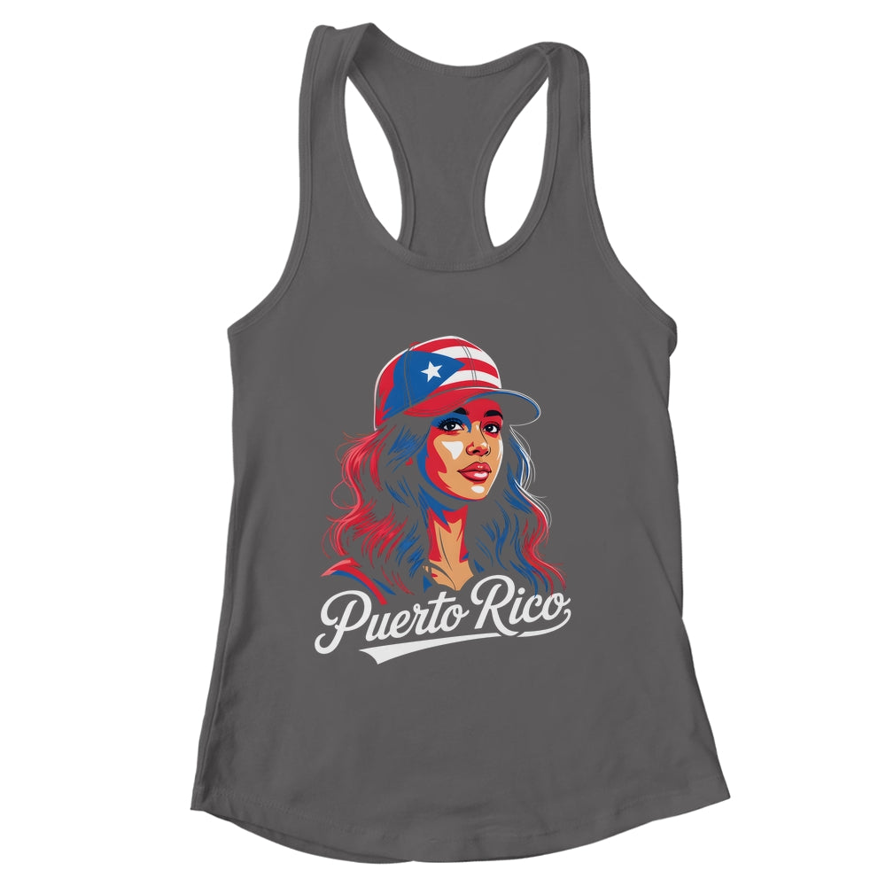 Puerto Rico Flag Boricua Puerto Rican Women Heritage Graphic Shirt & Tank Top | siriusteestore