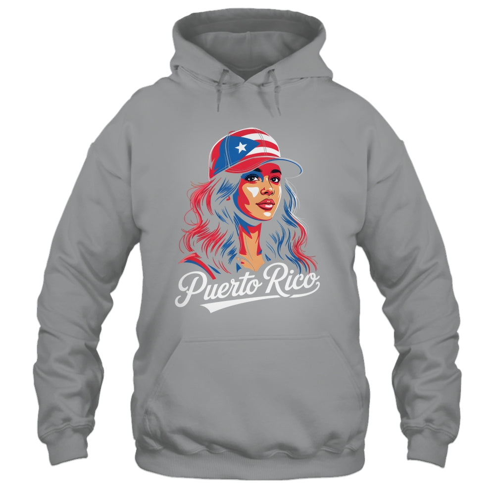 Puerto Rico Flag Boricua Puerto Rican Women Heritage Graphic Shirt & Tank Top | siriusteestore