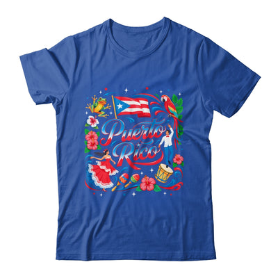 Puerto Rico Flag Floral Boricua Hispanic Heritage Men Women Shirt & Tank Top | siriusteestore