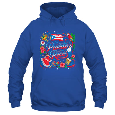 Puerto Rico Flag Floral Boricua Hispanic Heritage Men Women Shirt & Tank Top | siriusteestore