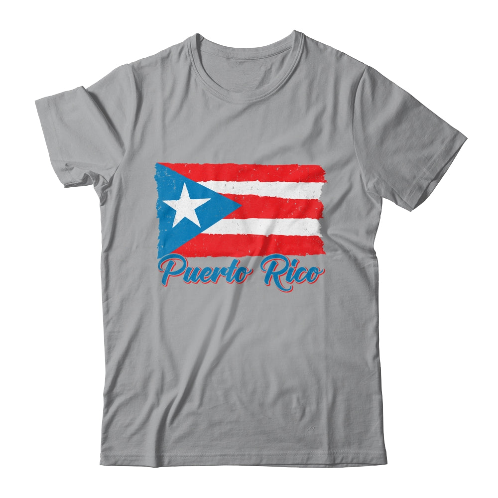 Puerto Rico Flag Hispanic Heritage Month Boricua Rican Retro Shirt & Tank Top | siriusteestore