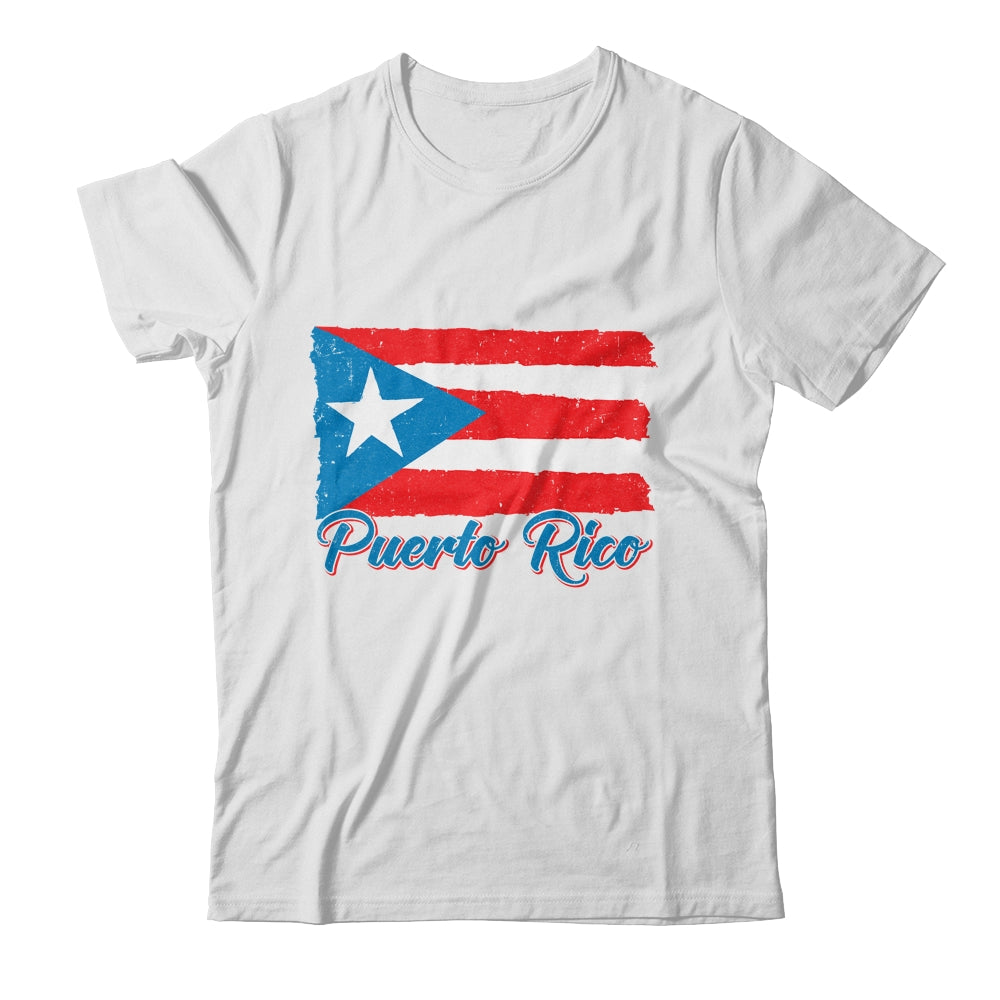 Puerto Rico Flag Hispanic Heritage Month Boricua Rican Retro Shirt & Tank Top | siriusteestore