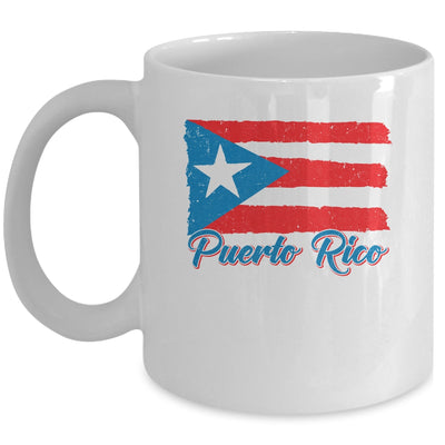 Puerto Rico Flag Hispanic Heritage Month Boricua Rican Retro Mug | siriusteestore