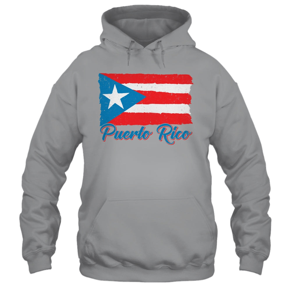 Puerto Rico Flag Hispanic Heritage Month Boricua Rican Retro Shirt & Tank Top | siriusteestore