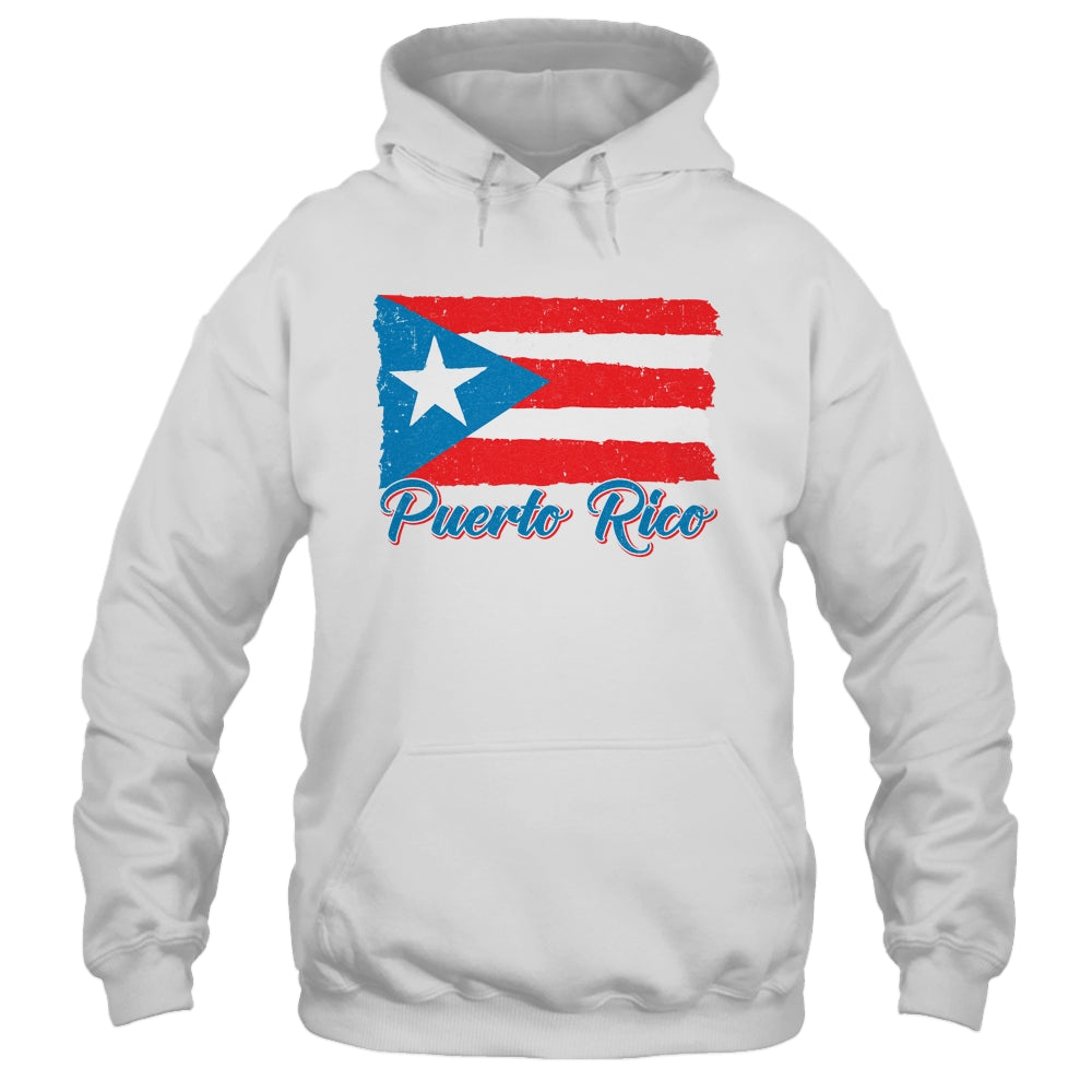 Puerto Rico Flag Hispanic Heritage Month Boricua Rican Retro Shirt & Tank Top | siriusteestore
