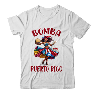 Puerto Rico Flag Hispanic Heritage Month Women Bomba Dancer Shirt & Tank Top | siriusteestore