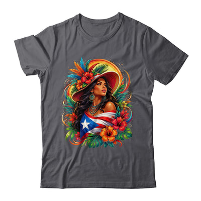 Puerto Rico Flag Pride Girl Women Heritage Cultural Tropical Shirt & Tank Top | siriusteestore