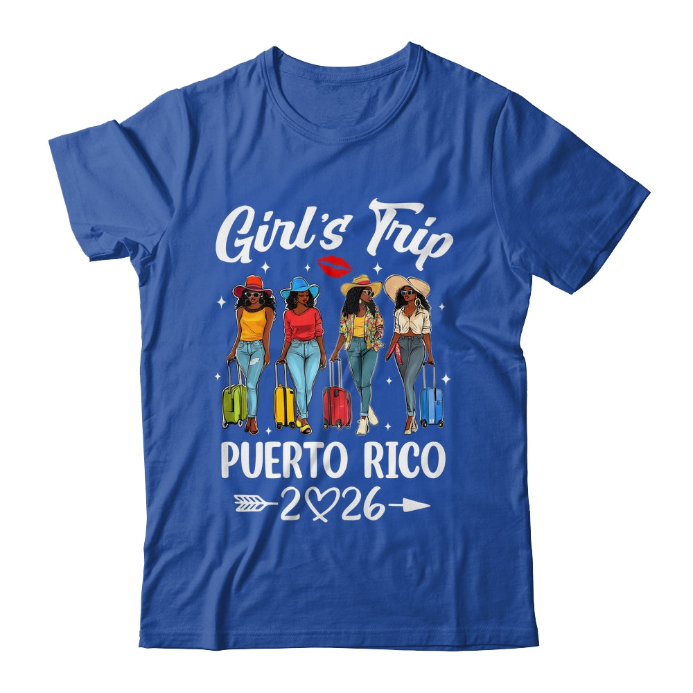 Puerto Rico Girls Trip 2026 Birthday Squad Women Vacation Shirt & Tank Top | siriusteestore