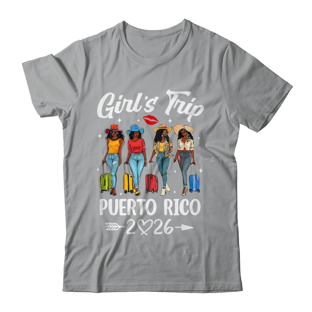 Puerto Rico Girls Trip 2026 Birthday Squad Women Vacation Shirt & Tank Top | siriusteestore