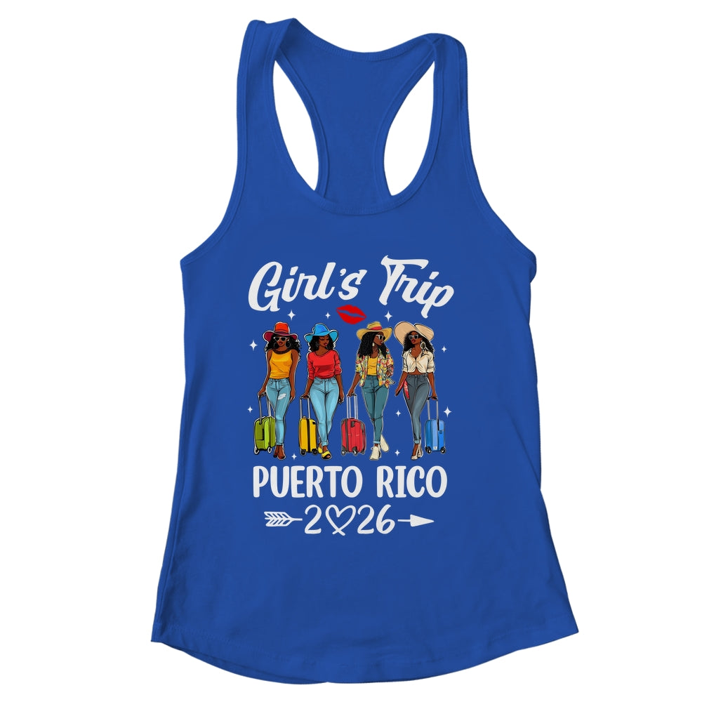 Puerto Rico Girls Trip 2026 Birthday Squad Women Vacation Shirt & Tank Top | siriusteestore