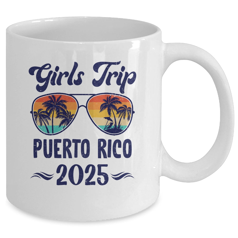 Puerto Rico Girls Trip Beach Vacation 2025 Matching Group Mug | siriusteestore