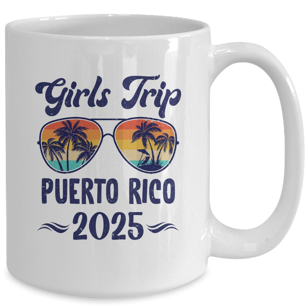 Puerto Rico Girls Trip Beach Vacation 2025 Matching Group Mug | siriusteestore