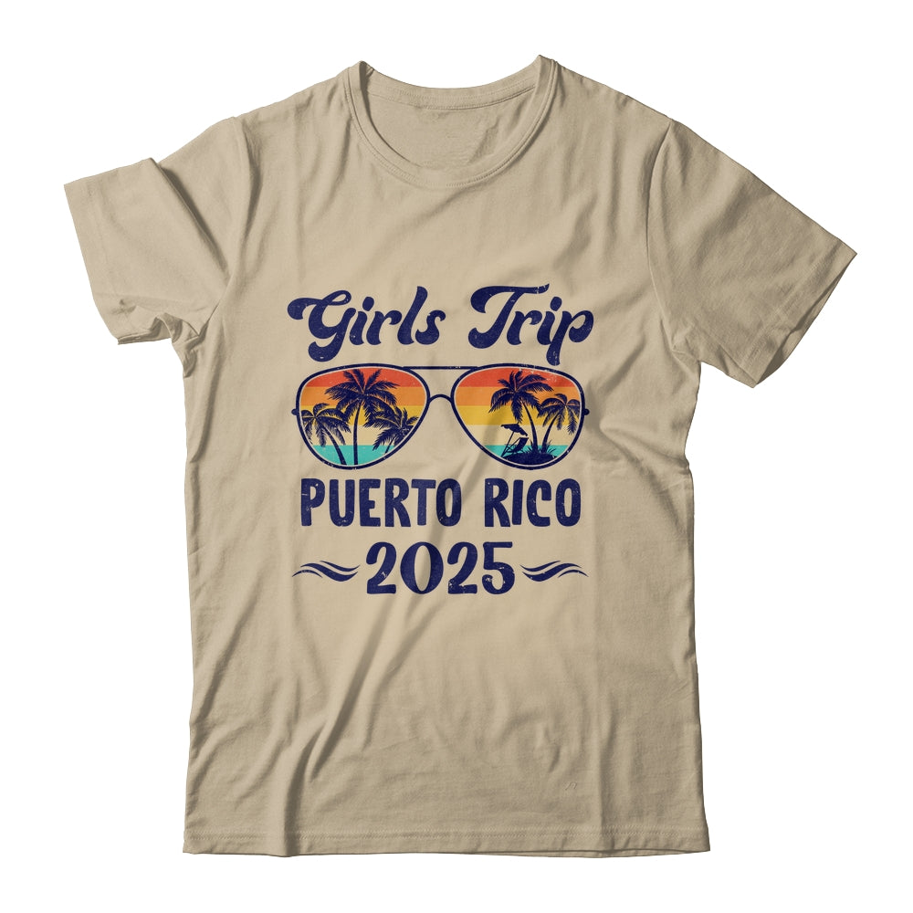 Puerto Rico Girls Trip Beach Vacation 2025 Matching Group Shirt & Tank Top | siriusteestore