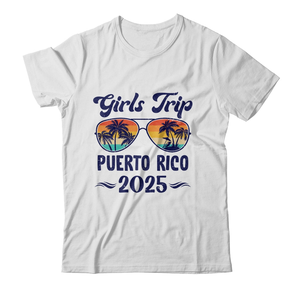 Puerto Rico Girls Trip Beach Vacation 2025 Matching Group Shirt & Tank Top | siriusteestore