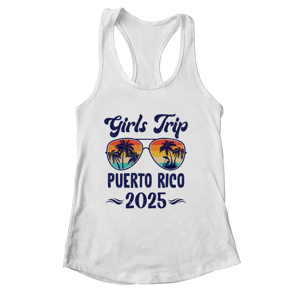 Puerto Rico Girls Trip Beach Vacation 2025 Matching Group Shirt & Tank Top | siriusteestore