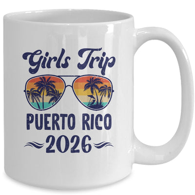 Puerto Rico Girls Trip Beach Vacation 2026 Matching Group Mug | siriusteestore