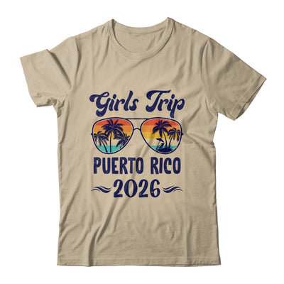 Puerto Rico Girls Trip Beach Vacation 2026 Matching Group Shirt & Tank Top | siriusteestore