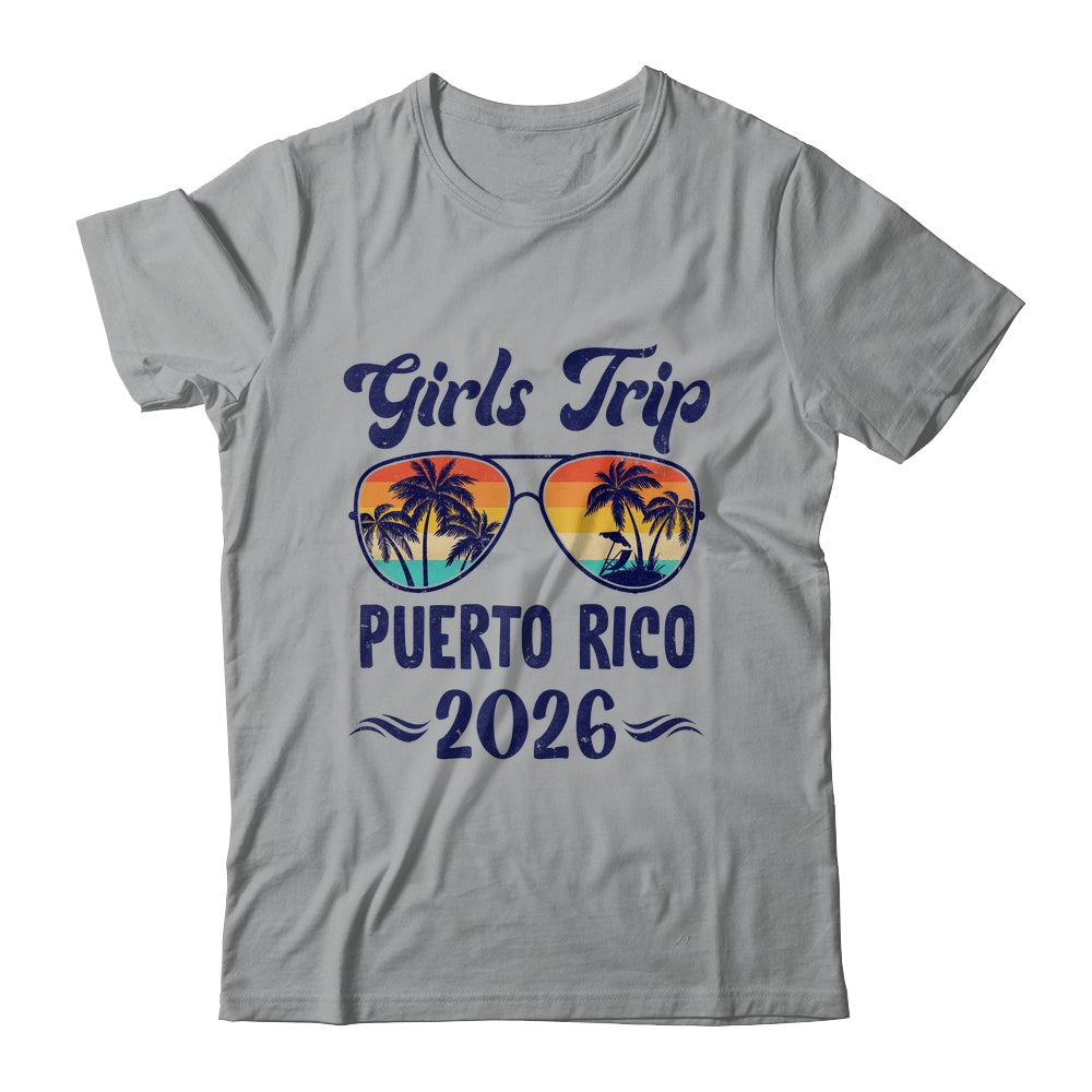 Puerto Rico Girls Trip Beach Vacation 2026 Matching Group Shirt & Tank Top | siriusteestore